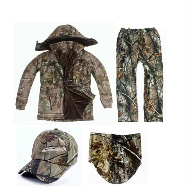 Conjunto de Terno Ghillie Camuflado para Inverno: Ideal para Caça, Pesca e Atividades na Neve