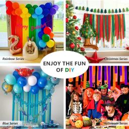 6 rolos de papel crepe streamers fontes de festa para festa de aniversário chá de bebê arco-íris diy natal dia das bruxas decoração de casamento - Image 3