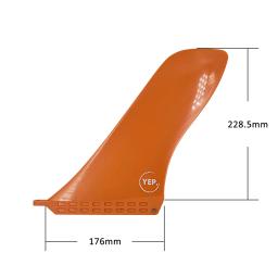 Aletas de prancha para remo, feitas de nylon, 9 polegadas, para prancha inflável, quilha, plástico, single, acessórios de surf - Image 6