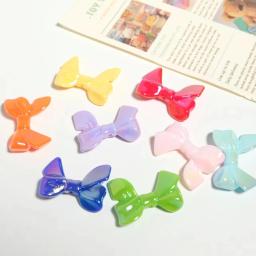 Brilhantes Contas de Acrílico com Arco para Decoração DIY, Brilhante, Bonito Pulseira, Fazer Colar, Acessórios Jóias, 10PCs - Image 3