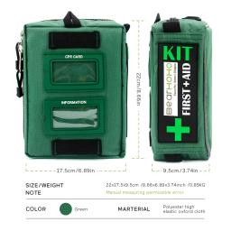 BearHoHo Medium Handy Set completo, vazio kit de primeiros socorros, kits de emergência, esportes ao ar livre, camping, caminhadas, kits táticos de sobrevivência - Image 2