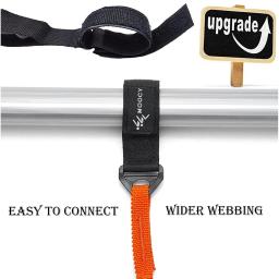 Ajustável Elastic Kayak Rod Lanyard, Canoa Paddle Leash, Pesca Remo, Corda De Segurança, Barcos Acessório, Rod Carabiner - Image 4