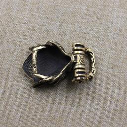 Diy acessórios para tecido pulseira tecelagem paracord multifunction fivela final de bronze fechos conectar acessórios ao ar livre pequena ferramenta - Image 5