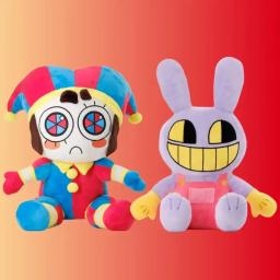 The Amazing Digital Circus Plush Doll, Pomni, Jax Anime Cartoon Plushie, Teatro Rabbit Doll, brinquedo de pelúcia, presentes de Natal, quente - Image 1