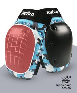 KUFUN-Esporte Protetor Set para Homens e Mulheres, Joelho Cotovelo Pad, Equipamento de Proteção, Patins, Skate, Esqui, Meninos, Meninas, Senhoras - Image 3