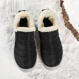 Botas masculinas de neve ao ar livre sapatos masculinos plus size botas de inverno sapatos de pelúcia botas masculinas à prova dwaterproof água calçados masculinos sapatos de trabalho - Image 3