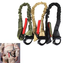 Tactical Sling Corda de Segurança Ajustável, colhedores ao ar livre, cinta multifunções, cinto de nylon, caça Survival Kit, Rescue Sling, 55cm - Image 3