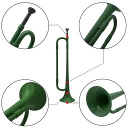 Bb ABS plástico trompete para jovens pioneiros, chifre colorido para iniciantes, instrumento musical de latão para estudantes, Call Bugle - Image 6