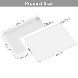 Kit posicionador de carimbo de borracha, 2 unidades, placa para colorir, localização, almofada acrílica transparente, carimbo de madeira para cartão de scrapbooking diy - Image 4