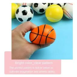 Bola de esponja sólida para crianças, bola macia, para esportes, basquete, futebol, descompressão, bola pit, kabamaBrinquedos, 1 parte - Image 6
