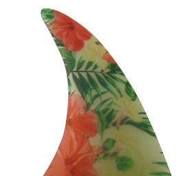 Aletas de longboard 7/8/9.5/10 polegada único aletas para surf quilhas padel acessórios placa sup barbatanas fibra de vidro flor prancha fin - Image 6