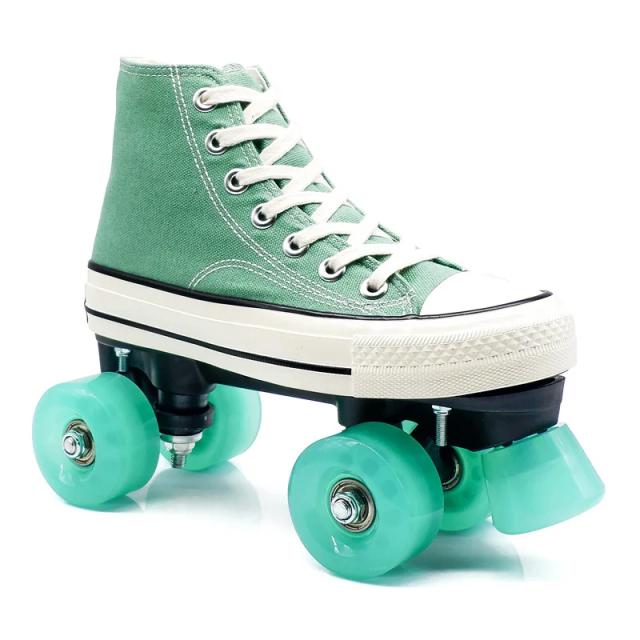 Patins Retrô Ajustáveis para Todos os Gêneros com Rolhas de Borracha para Uso Interno e Externo