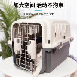 Outdoor Portable Pet Carrier Box, Gaiola de transporte de grande capacidade, aviação, respirável, cão, gato, pet fornecimentos - Image 4