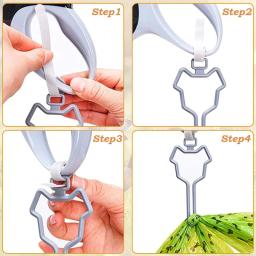 Cão Poop Bag Titular, Pet Waste Carrier Clip, Dispensador Mãos-Livres Dog Leash, Caminhada ao ar livre, Puppy Bags Clip, fácil de transportar - Image 5