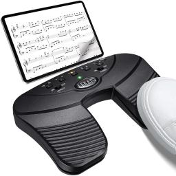 Lekato Page Turner Pedal, USB recarregável para guitarra, Instrumento musical, Automático, Sem fio, Acessórios - Image 2