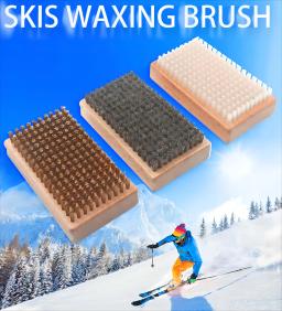 Snowboard Waxing Brushes, Ferramentas Manuais, Estrutura Base Deslizar, Cera, Remoção De Resíduos Para Esqui Ao Ar Livre, Cabra De Cavalo, Nylon, Escovas De Latão - Image 6