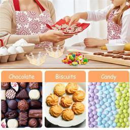 50 pçs chocolate embrulho papéis doces trufa bandeja de embalagem chá de bebê festa de aniversário de casamento decoração - Image 4