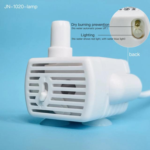 Bomba de Água Submersível Silenciosa para Animais de Estimação com Luz LED - DIY Tigela para Gatos e Cães com Mini Motor 5V 1A