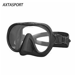 Máscaras de mergulho profissional definido para adultos, snorkeling óculos, saia de silicone, equipamento panorâmico piscina - Image 6