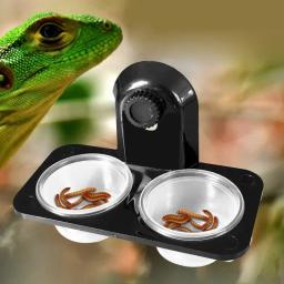 1 pçs tanque de répteis inseto aranha formigas ninho cobra gecko comida água tigela alimentação terrário criação alimentadores caixa animais estimação suprimentos - Image 3