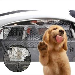 Prático Pet Proteção Net, Car Boot, Pet Separação, Cerca, Barreira de Segurança, Coisas para Dog Supplies, Fit para qualquer veículo, 120cm x 70cm - Image 4