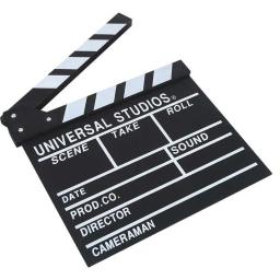 Cinema TV Clapboard, Gravação Vlog, Diretor, Cena Vídeo, Filme TV, 30x27cm - Image 6