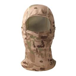 Balaclava camuflada para homens, máscara facial completa, esqui e ciclismo, cobertura de cabeça e pescoço para caça, boné de capacete, cachecol multicam - Image 3
