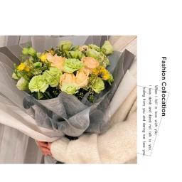 Caixa De Presente De Buquê De Flores De Seda, Materiais De Papel De Embrulho, Decoração Artesanal DIY, Festa De Casamento, Dia Dos Namorados, 5 Folhas - Image 2