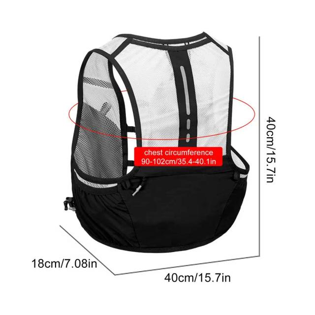 Mochila Leve de Hidratação para Trilhas e Corridas com Capacidade de 2.5L
