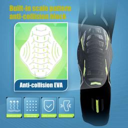 Joelheiras Esportivas Anti-Colisão para Adultos e Crianças, Cobertura de Perna, Bicicleta, Ciclismo, Proteção, Basquete, Rolo, Patinação, Almofada, 1 Par - Image 3