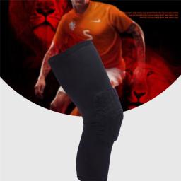 Joelheira esportiva, proteção anticolisão, ventilação para vôlei, basquete, meias de compressão, colmeia, cinta de joelho - Image 4