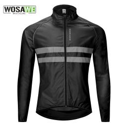 WOSAWE-Reflexivo Alta Visibilidade Ciclismo Jacket, Jersey MultiFunction, Estrada MTB bicicleta Windproof Quick Dry Rain Coat, Windbreaker - Image 1