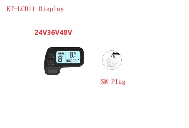 Kit de Display para Bicicletas Elétricas KT com Acessórios LCD e LED para Várias Tensões