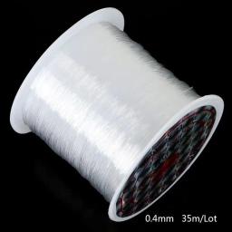 Linha De Pesca De Nylon Transparente Non-Stretch, Linhas De Peixe Fortes, Acessórios De Jóias, 0.2mm, 0.25mm, 0.3mm, 0.35mm, 0.4mm - Image 6