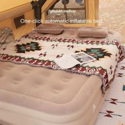 Colchão exterior auto inflável ultraleve, tapete de ar inflável único para dormir, bomba embutida, equipamento de viagem, acampamento - Image 2