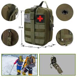 Kit Médico Tático para Montanhismo e Camping, MOLLE, Outdoor Gear, Kits de Emergência, Caminhadas Acessório Pacote - Image 2