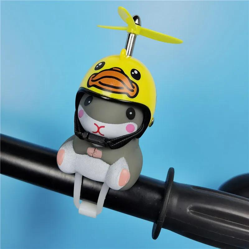 Bicicleta Hamster Handle Light para crianças, motocicleta, skate, Acessório de bicicleta elétrica, Luz LED - Image 1