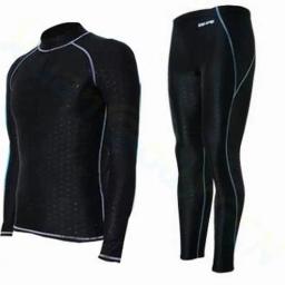 Terno de mergulho manga longa Sharkskin para homens, wetsuit snorkeling, Rash Guard, roupas medusa, roupa de surf - Image 5