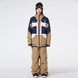 Conjuntos de roupas de esqui de neve para homens e mulheres, roupas de neve, conjuntos de jaqueta e calça de esqui, roupas de snowboard, plus size, nova moda, inverno - Image 1