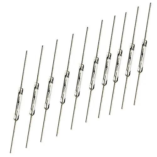 Interruptor Magnético Reed 2*14mm Normalmente Aberto 10 Peças