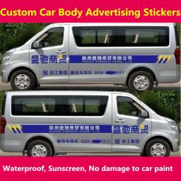 Diy personalizado carro janela traseira corpo publicidade adesivos texto personalidade padrão logotipo da empresa telefone anime personagens dos desenhos animados - Image 3