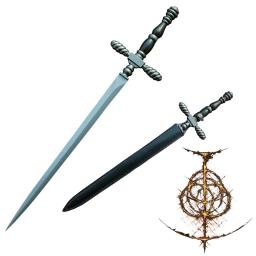Réplica Espadas de Aço Carbono alta Lâmina para EldenRing, Misacorde Espada, Medieval Cavaleiro Adaga, PU Bainha, 1060 - Image 1