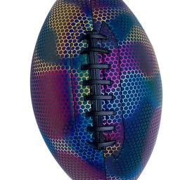 Bola de rugby brilhante PU resistente ao desgaste portátil antiderrapante leve oficial - Image 5