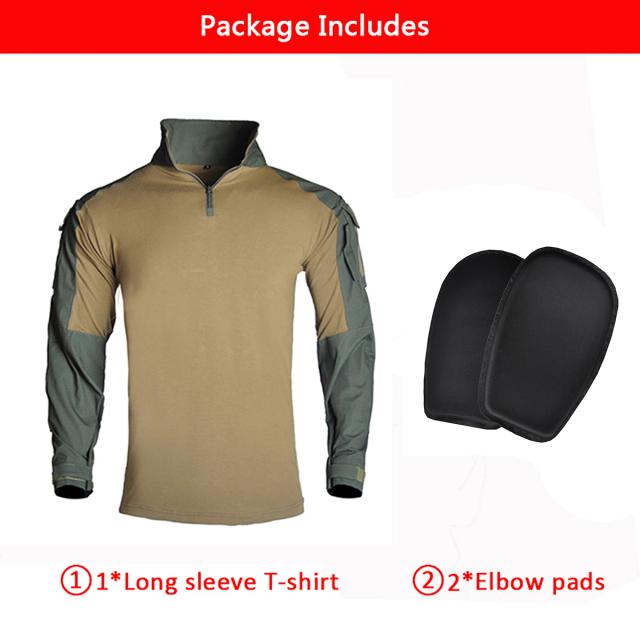 Terno de Camuflagem HAN WILD para Airsoft e Atividades ao Ar Livre: Uniformes Táticos, Tops, Calças de Combate e Camisas Elásticas para Paintball, Caça e Escalada