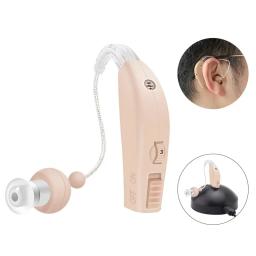 Dispositivo auditivo recarregável da audição do amplificador sadio do amplificador da audição da orelha de bte do volume ajustável para os idosos - Image 2