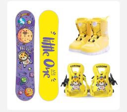 Crianças encadernações raquetes de neve conjunto de snowboard meninos e meninas all-round snowboard crianças snowboard - Image 1