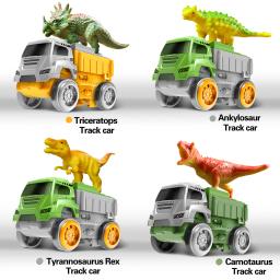 Magical Race Track Toy para meninos, Trilho de carro dinossauro, Brinquedos eletrônicos do carro, Pista flexível, Brinquedos educativos, Presente de aniversário - Image 5