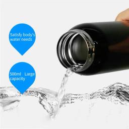 Garrafa De Água De Aço Inoxidável Esportes, Garrafa Térmica De Bicicleta, Copa De Ciclismo, Presente De Negócio Criativo, 500ml - Image 4