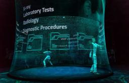 3D holográfica Mesh projeção tela, adequado para a exposição do casamento, Circus Display, Novo, 2024 - Image 4