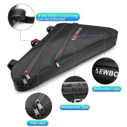 Newboler grande saco triângulo da bicicleta quadro frente tubo saco à prova dwaterproof água ciclismo pannier ebike ferramenta saco acessórios - Image 5
